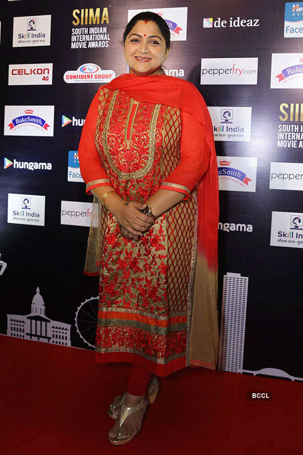 Kushboo Sundar During The South Indian International Movie Awards 2016 