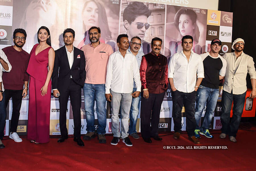 Rajeev Khandelwal, Gauhar Khan, Arbaaz Khan, Sohail Khan and Javed ...