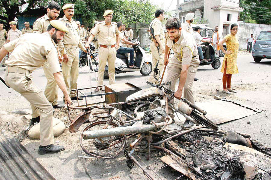 Jammu tense after temple desecration