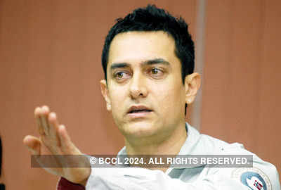 Aamir at a press meet