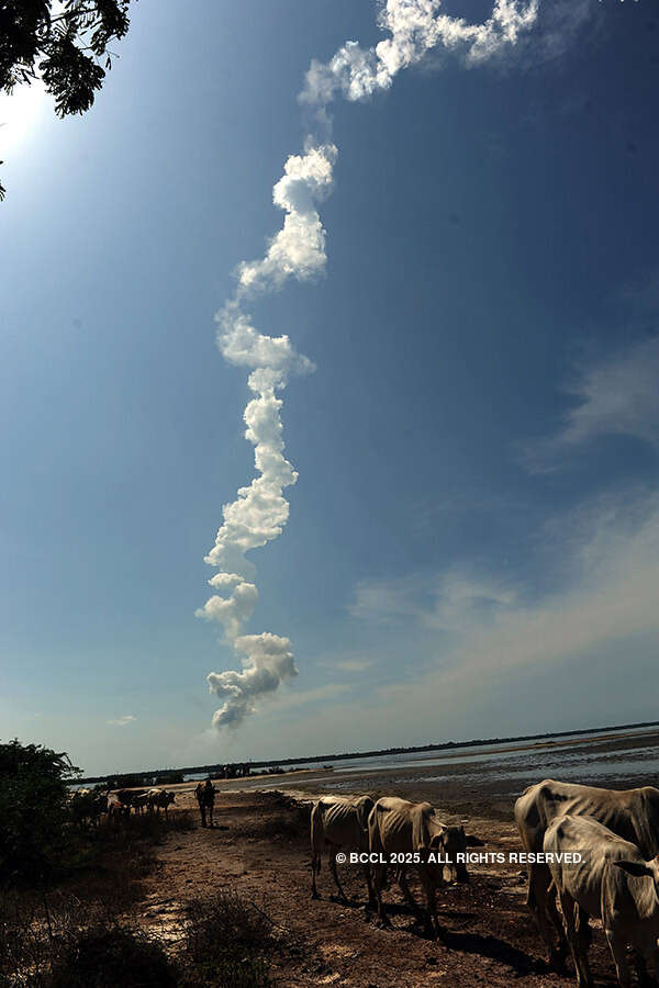 ISRO launches PSLV-C34 with 20 satellites