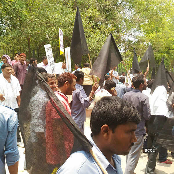 ITTA protest at Rajghat