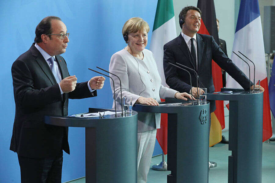 Germany, France, Italy vow 'new impulse' for EU