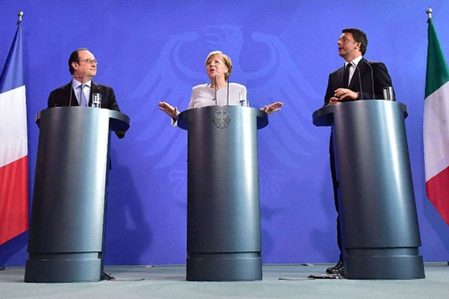 Germany, France, Italy vow 'new impulse' for EU