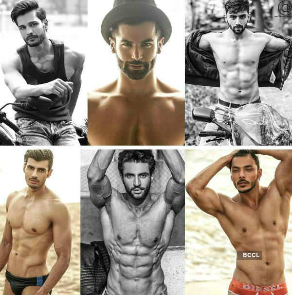 Mr. India contestants in bare bodies