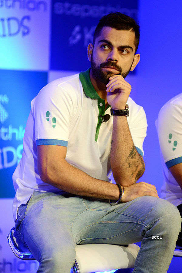 Virat promotes Stepathlon's new venture