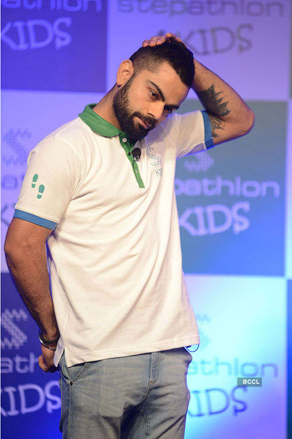 Virat promotes Stepathlon's new venture