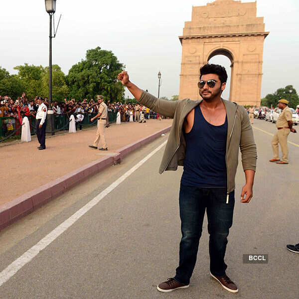Arjun campaigns for road safety