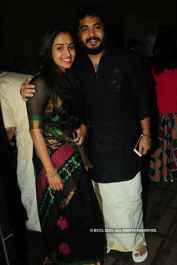 Vidhya and Vinu Mohan during the general body meeting of Association of ...