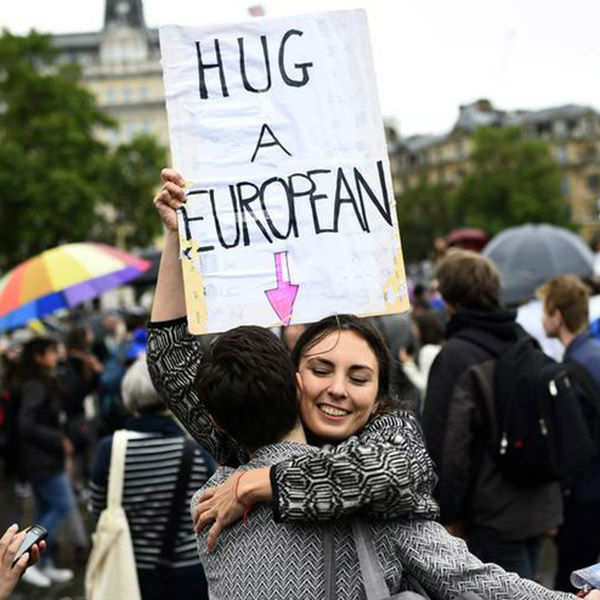 London shows love for Europe