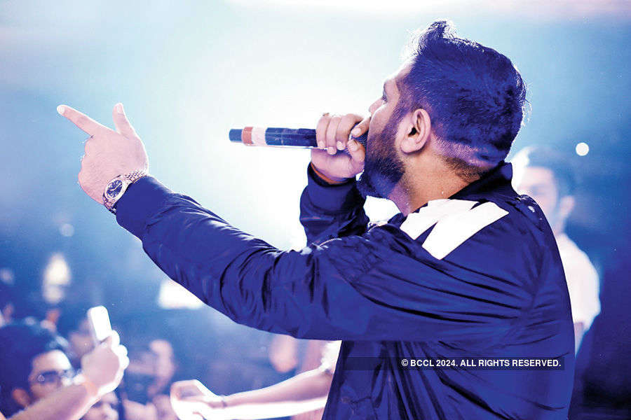 Badshah performs in the city