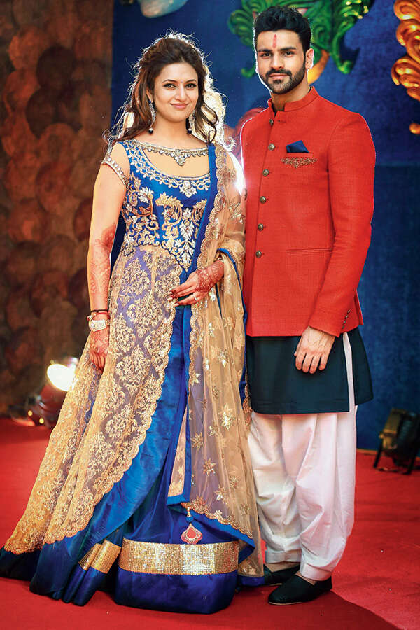 divyanka tripathi wedding lehenga