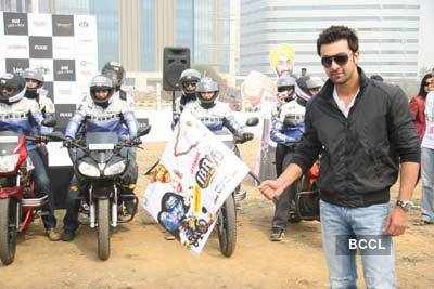 Ranbir flags off bike rally