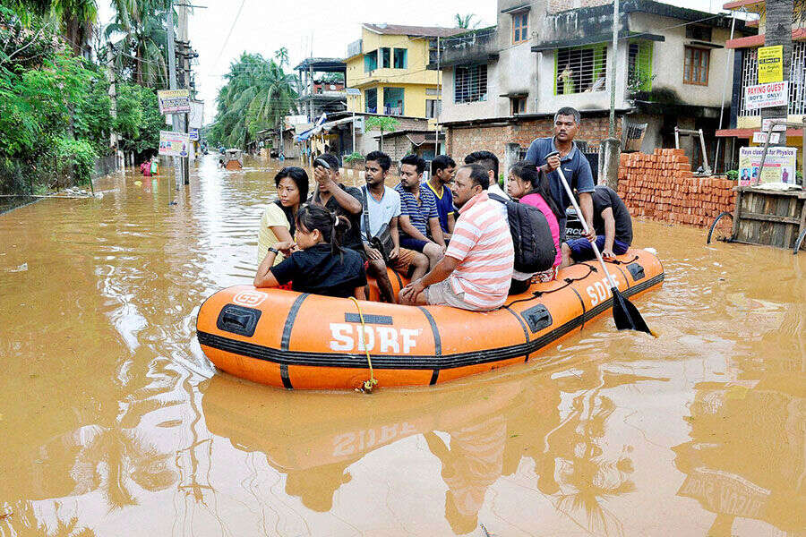 Floods claim several lives in MP, Assam