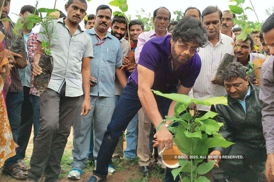 Celebs @ Tree plantation drive