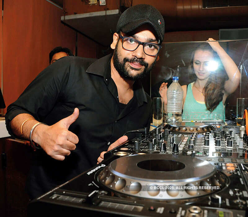 Live saxophone performance