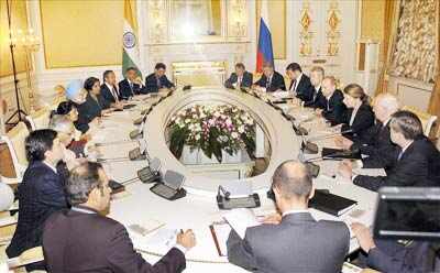 Manmohan Singh in Moscow