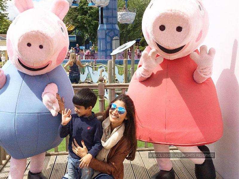PIC: Shilpa Shetty's day out with son Viaan in London