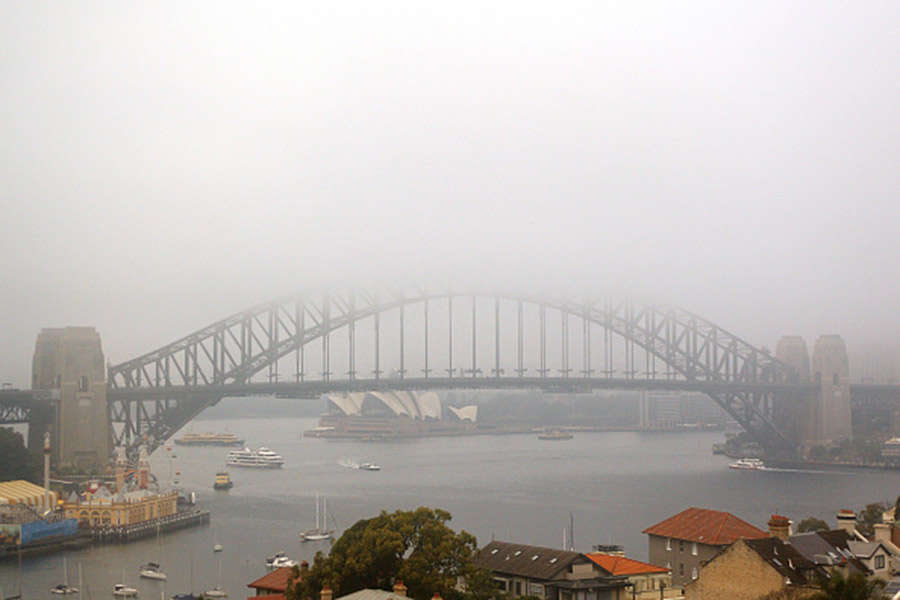 Fog blankets Sydney