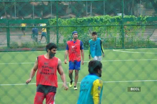 Celebs at Soccer Match