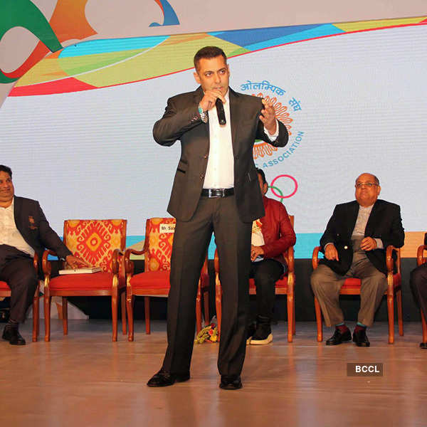 Salman at Olympics press meet