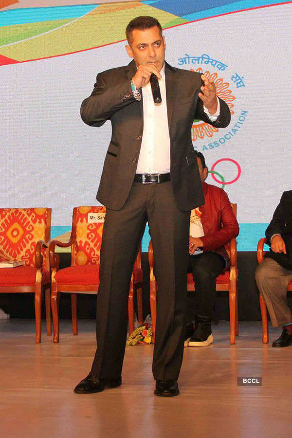 Salman at Olympics press meet