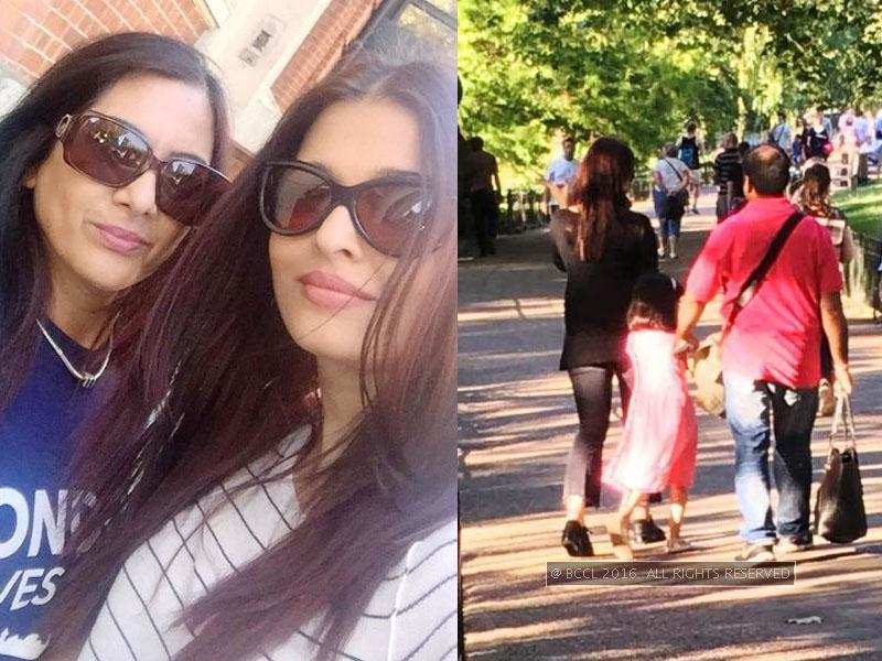 PIC: Aishwarya Rai Bachchan takes Aaradhya out for a stroll in London
