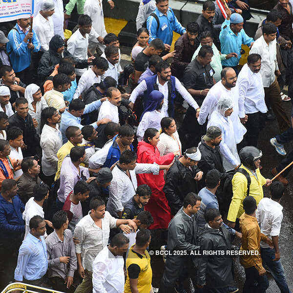 Massive Dalit Protest in Mumbai