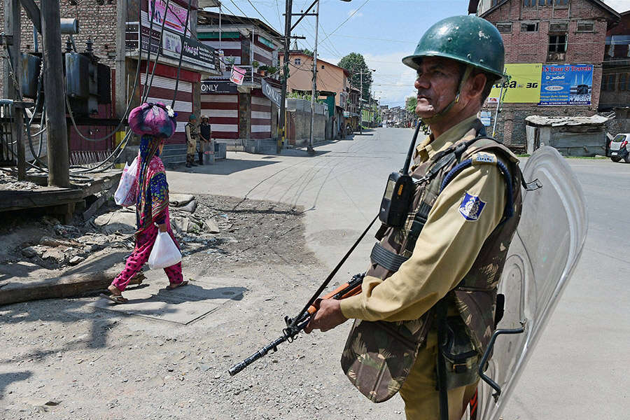 Pakistan behind Kashmir protests: Rajnath