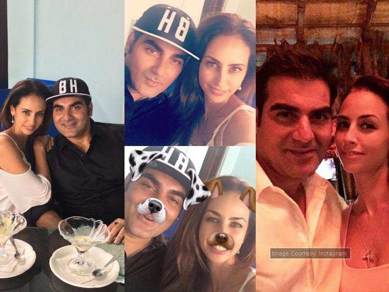 Who is this girl that Arbaaz Khan is chilling with?