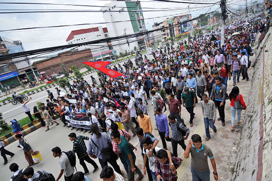 Thousands demonstrate in support of Dr Govinda KC