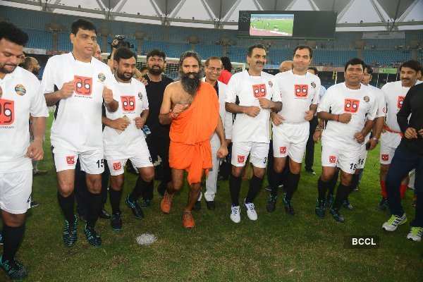 Celebs and MPs play football for a cause