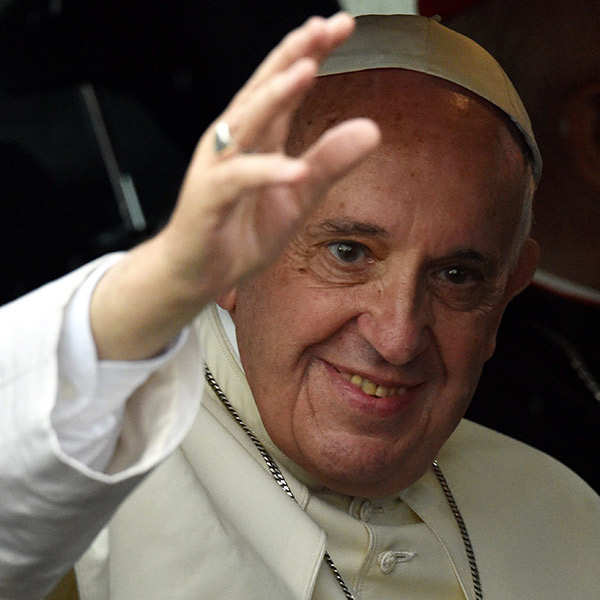 "Download a good heart", Pope tells young