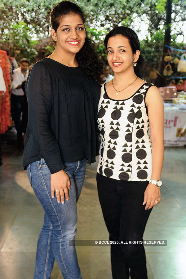 Shopping at flea market