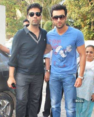 DVD launch by Ranbir & Karan