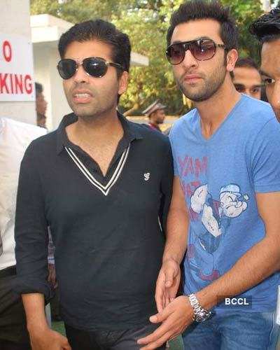 DVD launch by Ranbir & Karan