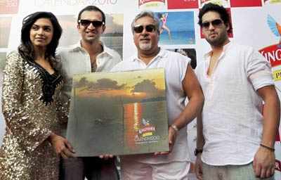 Kingfisher Swimsuit calender launch