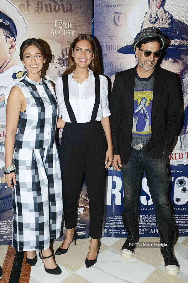 Akshay Kumar, Ileana D'Cruz, Esha Gupta, Tinu Suresh Desai, Rustom ...