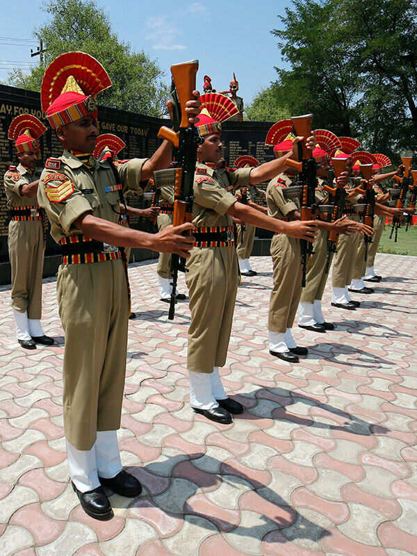 BSF soldiers' funeral ceremony
