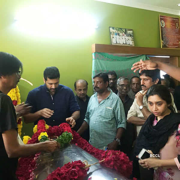Celebs pay their last respect to Panchu Arunachalam