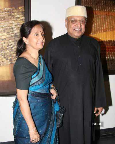 Kiran Shantaram during Kalpana Shah's art work showcased at Tao Art ...