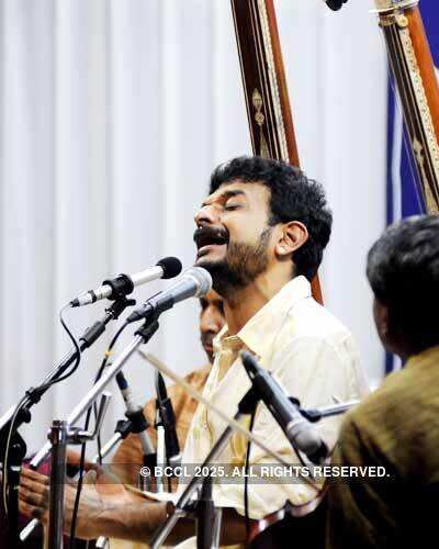 T.M Krishna performs 