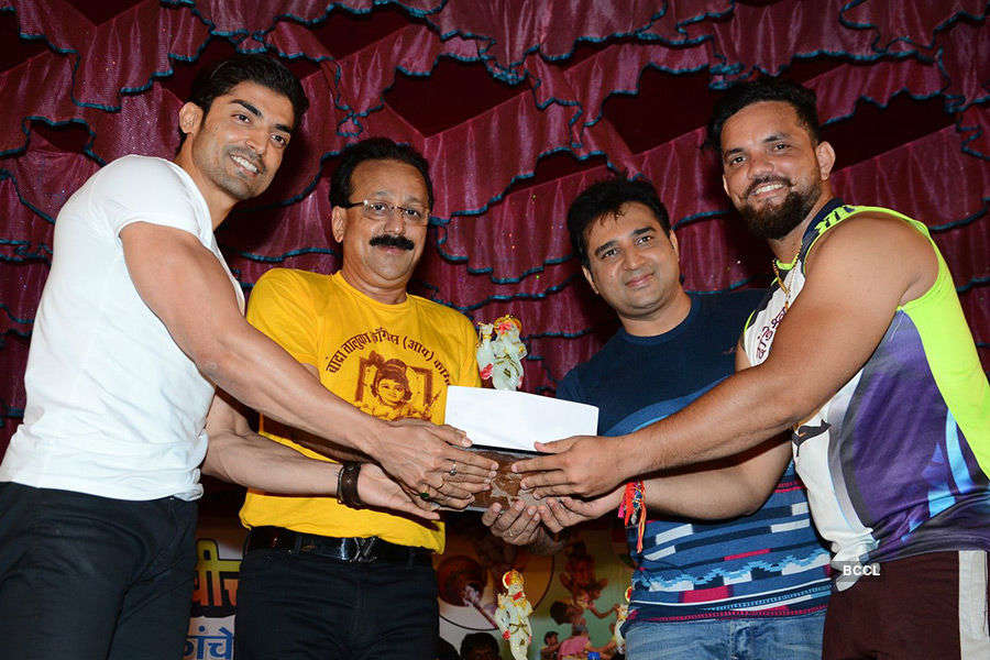 Gurmeet at Dahi Handi celebrations