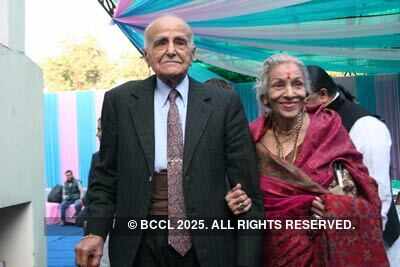 Air Chief Marshal O.P Mehra with wife Satya Mehra