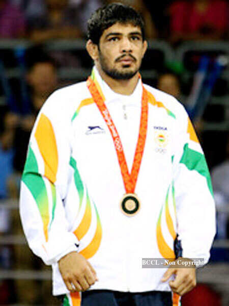 Sushil Kumar won the bronze medal in the Men's 66kg Freestyle Wrestling ...