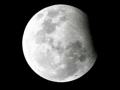 Lunar eclipse on New Year
