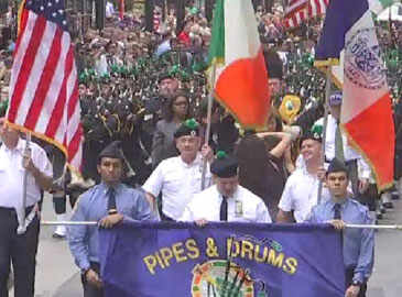 NYPD mark 9/11 anniversary with parade