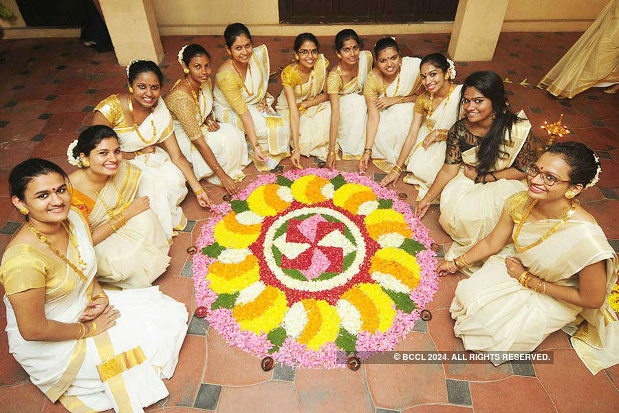 Onam celebrations @ St Teresa College