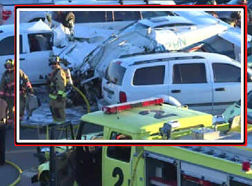 Small plane crashes into Reno airport parking lot