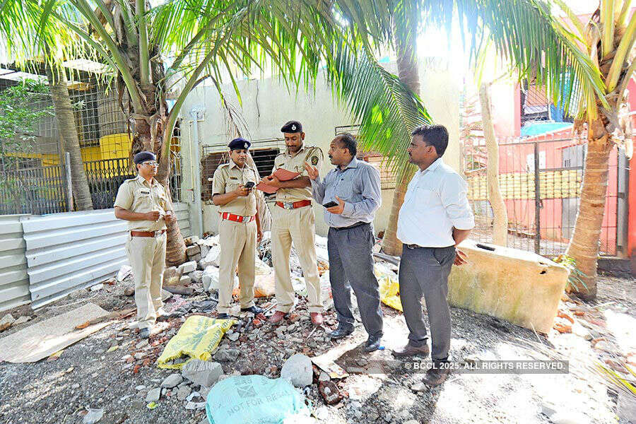 Forest officials survey Kapil's office premises